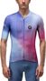 LeBram Race Aero Short Sleeve Jersey Purple Blue