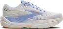 Brooks Ghost Max 3 Wit/Blauw Dames Hardloopschoenen