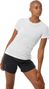 Salomon Cross Run White Short Sleeve T-Shirt Donna