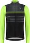 Maillot Manches Longues Vélo Rogelli Stryde Homme Noir/Jaune Fluo