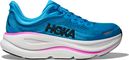 Hoka Bondi 9 Running Shoes Blue/Pink Women's