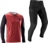 Leatt Gravity 1.0 Rot Kinder Langarm Trikot und Hose Set