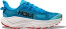 Hoka Challenger 8 Women's Trail Shoes Blue/Orange