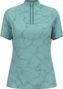 Women's Odlo Ascent Chill-Tec Polo Green