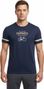 T-Shirt Manches Courtes Rubb'r Happiness Bleu