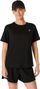 Asics Core Run Kurzarm Trikot Schwarz Damen