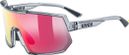 Occhiali Uvex Sportstyle 235 Grigio/Rosso Specchiato