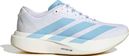 Chaussures Running adidas Adizero Evo SL Blanc/Bleu Femme
