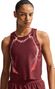 Débardeur Crop Nike AeroSwift Rouge Femme