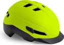 Casco MET Grancorso giallo fluo opaco riflettente