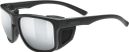 Uvex Sportstyle 312 Sunglasses, Matte Black/Silver Mirror