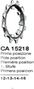 Pignon miche campa 11v depart 16d