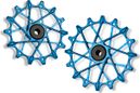 Coppia di ruote deragliatrici Garbaruk per Sram GX/XO/XX Eagle 12v Blu