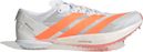 Adidas Adizero Ambition White/Orange Unisex Track &amp; Field Shoes
