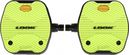 Look Geo City Grip Flat Pedals Lime Green