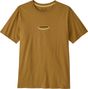 T-Shirt Manches Courtes Patagonia '95 Oval Logo Marron Homme