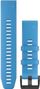 Garmin QuickFit 22 mm pulsera de silicona azul cian