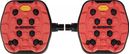 Paire de Pédales Plates Look Trail Grip Rouge