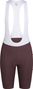Pantaloncini da ciclismo corti con bretelle Rapha Core Bordeaux/Bianco da donna
