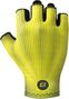 Guantes de bicicleta medio dedo antideslizantes amarillo unisex