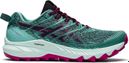 Chaussures de running Asics Gel Trabuco 10 Vert Rose Femme