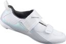 Produit Reconditionné - Chaussures de Triathlon Femme Shimano TR501 Blanc 38