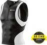 Maillot de Triathlon SKINS TRI400 Homme Noir Blanc