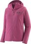 Sudadera polar Patagonia R1 CrossStrata Hoody rosa para mujer