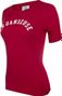 LeBram Women's Short Sleeve T-Shirt En Danseuse Red Winery