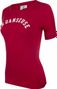 LeBram Woman In Red Winery Dancer T-Shirt manica corta