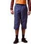 Pantalones cortos 3/4 con piel Endura Hummvee Azul Hombre