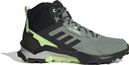adidas Terrex AX4 Mid GTX Hiking Boots Green Black Men's