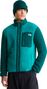 The North Face Yumiori fleece met volledige ritssluiting, groen, heren