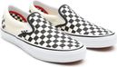 Vans Slip-On (Checkerboard) Skate Shoes Black / off