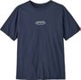 T-Shirt Manches Courtes Patagonia '95 Oval Logo Bleu Homme