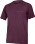 T-Shirt Technique Endura GV500 Foyle Aubergine Violet