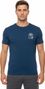 Rubb'r Mountain Addict Kurzarm T-Shirt Marineblau