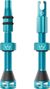 Valvole tubeless Holeshot Fast Flow di Peaty's, blu turchese