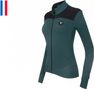 Chaqueta de invierno para mujer LeBram Aulac Agave Green Tailored Fit