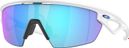 Lunettes Oakley Sphaera Blanc Mat / Prizm Sapphire Polarisé - Ref : OO9403-0236 