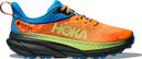 Chaussures Trail Hoka One One Challenger 7 GTX Orange Bleu Noir Homme