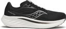 Chaussures Running Saucony Ride 18 Large Noir/Blanc Femme