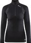 Maillot mangas largas Craft Active Extreme 1/4 cremallera negro mujer
