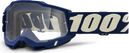 100% ACCURI 2 mask | Deepmarine Navy Blue | Clear glasses