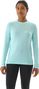 Maglia a manica lunga Compressport Performance Donna Blu