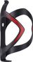 FiberCage BBB carbon bidonhouder UD mat zwart / rood