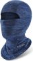 Cagoule Visage Complet Protection Chaude Rayures Bleues