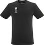 Heren Zwart Millet Compagnie des Guides Chamonix Korte Mouw T-shirt