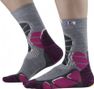 CHAUSETTES RANDO MID X-LIGHT GRIS/ROSE