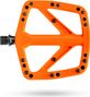 Pair of PNW Range Composite Orange Safety Flat Pedals